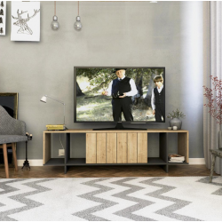 Kệ TV nhỏ gọn thiết kế ấn tượng bằng gỗ MDF TKTV42