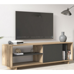 Kệ tivi bằng gỗ thiết kế đơn giản cho phòng khách gia đình TKTV53