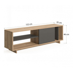 Kệ tivi bằng gỗ thiết kế đơn giản cho phòng khách gia đình TKTV53