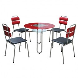 Bộ bàn ăn tròn 4 ghế ngồi B39 + 4G39