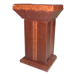 Bục tượng bác bằng gỗ công nghiệp LTS01