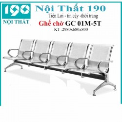 Ghế băng chờ 5 chỗ giá rẻ GC01M-5T