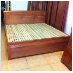 Giường ngủ gỗ xoan rộng 1m8 giá rẻ GGN03