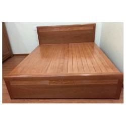 Giường ngủ gỗ xoan rộng 1m6 giá rẻ giát phản GGN08