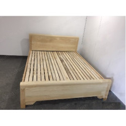 Giường ngủ gỗ sồi rộng 1m8 giá rẻ GGN11