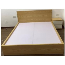 Giường ngủ đôi rộng 1.6 mét bằng gỗ công nghiệp GCN04