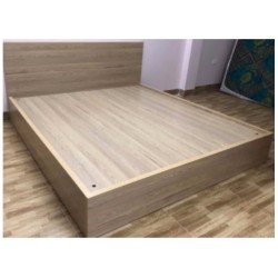 Giường ngủ đôi rộng 1.6 mét bằng gỗ công nghiệp GCN04