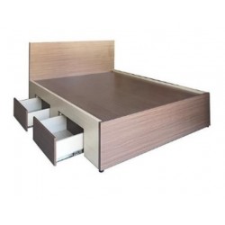 Giường ngủ đơn 1m4 có ngăn kéo bằng gỗ công nghiệp GCN07