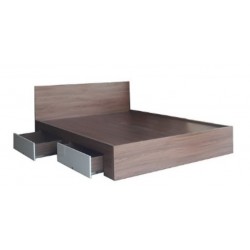 Giường ngủ 1m50 gỗ công nghiệp có ngăn kéo  GCN08