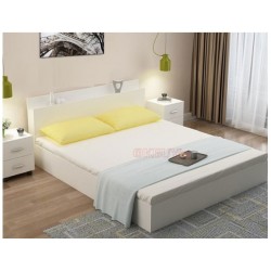Giường ngủ đẹp gỗ công nghiệp 1m4 có kệ đầu giường GCN20