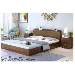 Giường ngủ đôi gỗ công nghiệp 1m8 có kệ đầu giường GCN22