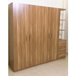 Tủ gỗ đựng quần áo phong cách hiện đại TQA22