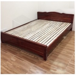 Giường ngủ bằng gỗ keo đơn giản rộng 1.8 mét GNK18