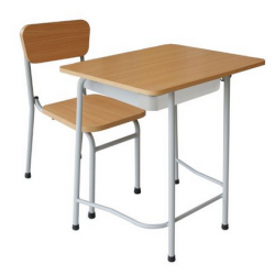 Bàn ghế trường học dành cho 1 chỗ ngồi cao 75cm BHS107HP7G