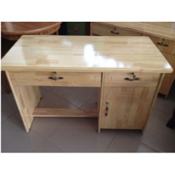Bàn văn phòng, bàn làm việc gỗ cao su hoặc gỗ thông BGT02