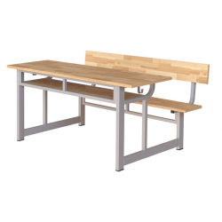 Bộ bàn ghế gỗ học sinh khung thép BHS111-4G