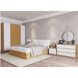 Giường gỗ hiện đại sang trọng rộng 1m6 GN301-16