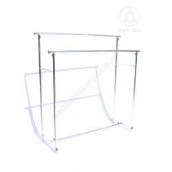 Giá phơi quần áo khung inox có móc treo GPĐV04