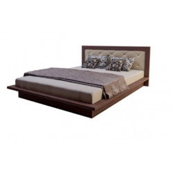 Giường ngủ kiểu bệt gỗ ép bọc nệm GCN48