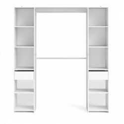 Tủ treo quần áo liền kệ để đồ đẹp TQA92