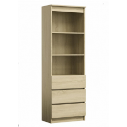 Tủ kệ sách hồ sơ bằng gỗ thiết kế đơn giản KGĐ46