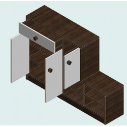 Tủ để giầy bằng gỗ công nghiệp thiết kế thông minh TUGIAY26