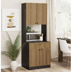 Tủ gỗ đựng đồ nhà bếp cho gia đình thiết kế đa năng TUBEP26