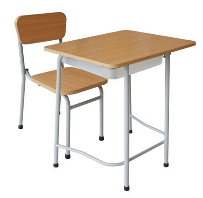 Bàn ghế trường học dành cho 1 chỗ ngồi cao 75cm BHS107HP7G