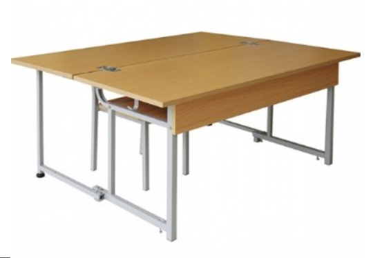Bàn ghế trường học dành cho 2 chỗ ngồi cho bé BBT103-3G