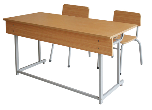 Bàn ghế trường học dành cho 2 chỗ ngồi cao 64cm BHS109HP5G