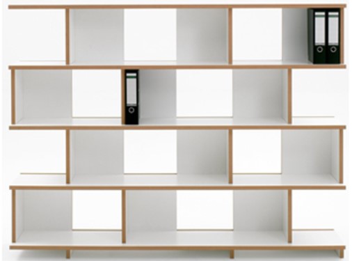 Giá gỗ 4 tầng để sách và đồ trang trí phòng khách KSG110