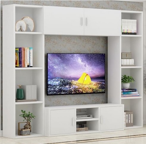 Kệ tivi phòng khách có ngăn để sách đồ trang trí KST29