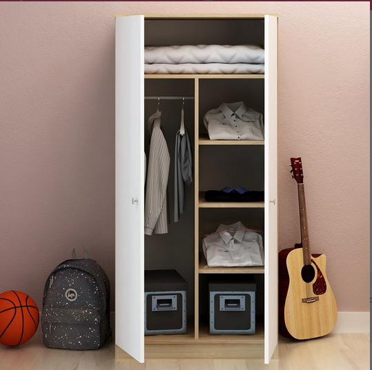 Tủ đựng quần áo gỗ công nghiệp 2 cánh TAO41