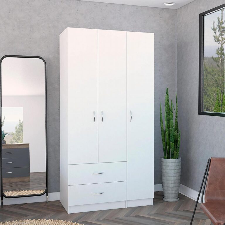 Mẫu tủ quần áo gỗ đẹp hiện đại có ngăn kéo để đồ TAO51